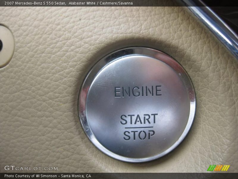 Alabaster White / Cashmere/Savanna 2007 Mercedes-Benz S 550 Sedan