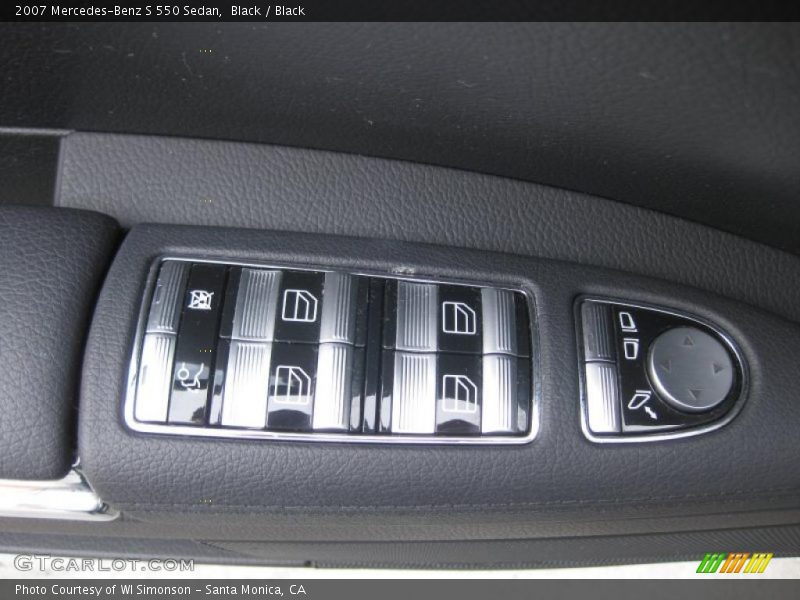 Black / Black 2007 Mercedes-Benz S 550 Sedan