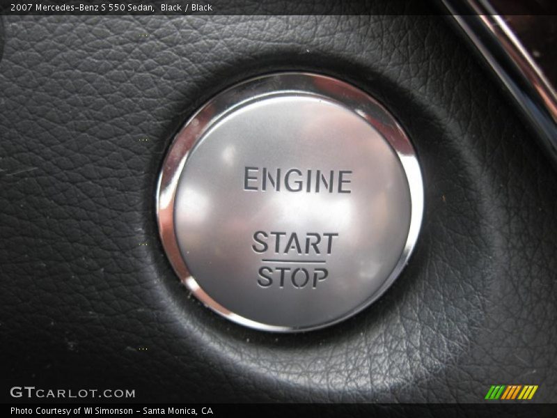 Black / Black 2007 Mercedes-Benz S 550 Sedan