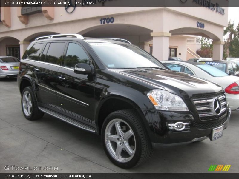 Black / Black 2008 Mercedes-Benz GL 550 4Matic