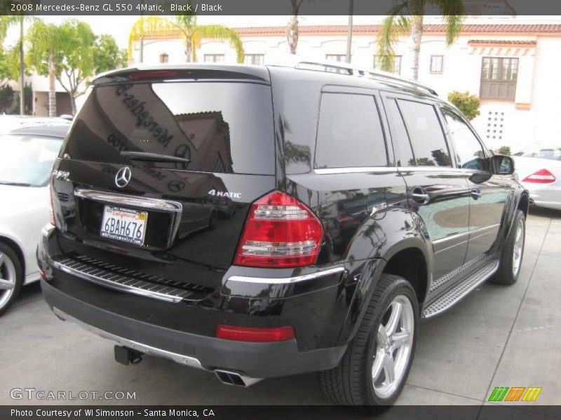 Black / Black 2008 Mercedes-Benz GL 550 4Matic