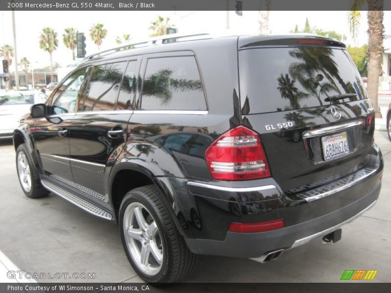 Black / Black 2008 Mercedes-Benz GL 550 4Matic