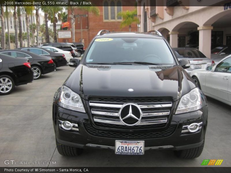 Black / Black 2008 Mercedes-Benz GL 550 4Matic