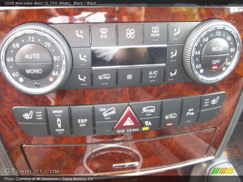 Black / Black 2008 Mercedes-Benz GL 550 4Matic