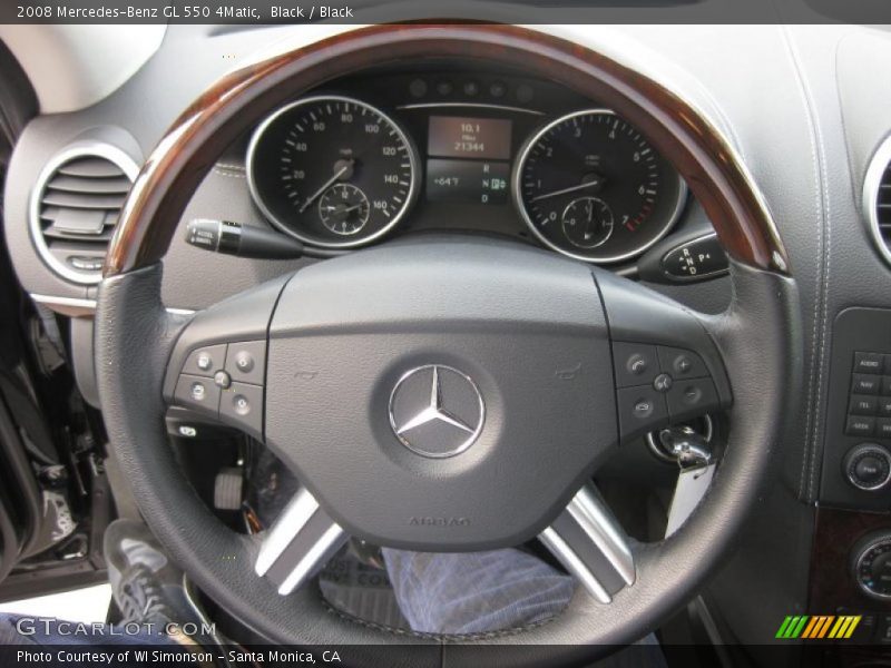 Black / Black 2008 Mercedes-Benz GL 550 4Matic