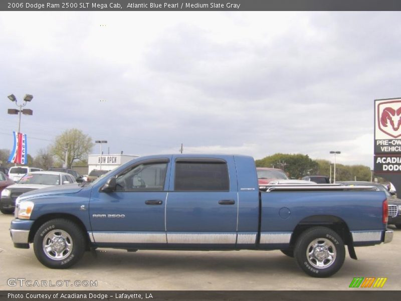 Atlantic Blue Pearl / Medium Slate Gray 2006 Dodge Ram 2500 SLT Mega Cab