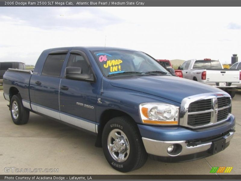 Atlantic Blue Pearl / Medium Slate Gray 2006 Dodge Ram 2500 SLT Mega Cab