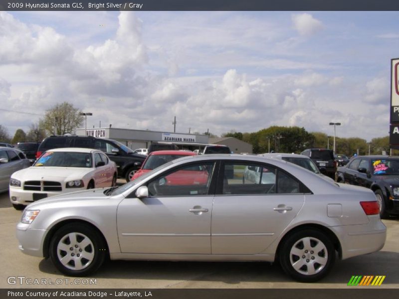 Bright Silver / Gray 2009 Hyundai Sonata GLS