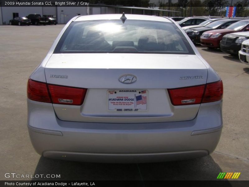 Bright Silver / Gray 2009 Hyundai Sonata GLS