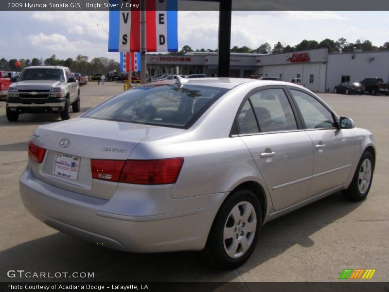 Bright Silver / Gray 2009 Hyundai Sonata GLS