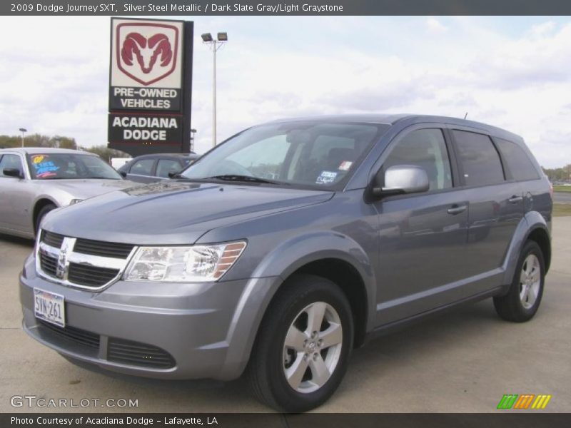 Silver Steel Metallic / Dark Slate Gray/Light Graystone 2009 Dodge Journey SXT