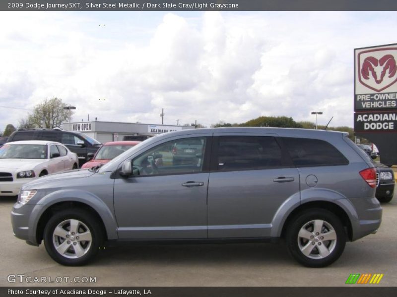 Silver Steel Metallic / Dark Slate Gray/Light Graystone 2009 Dodge Journey SXT