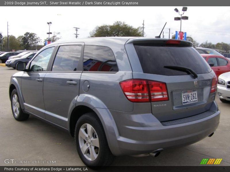 Silver Steel Metallic / Dark Slate Gray/Light Graystone 2009 Dodge Journey SXT