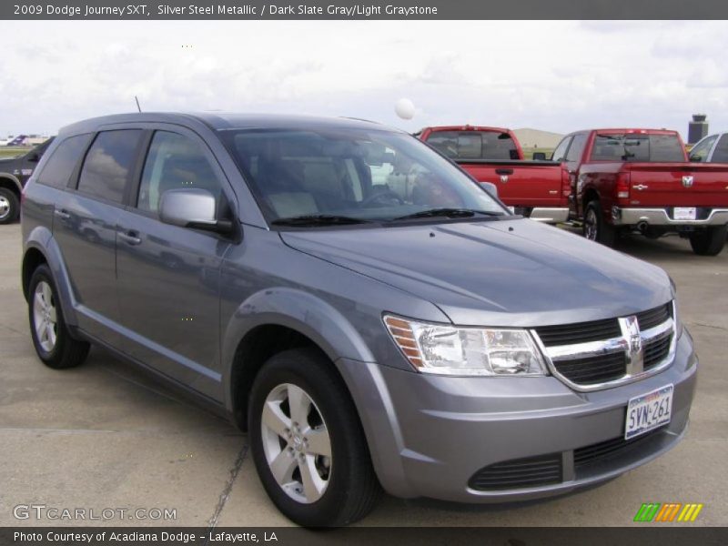 Silver Steel Metallic / Dark Slate Gray/Light Graystone 2009 Dodge Journey SXT