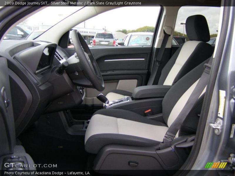 Silver Steel Metallic / Dark Slate Gray/Light Graystone 2009 Dodge Journey SXT