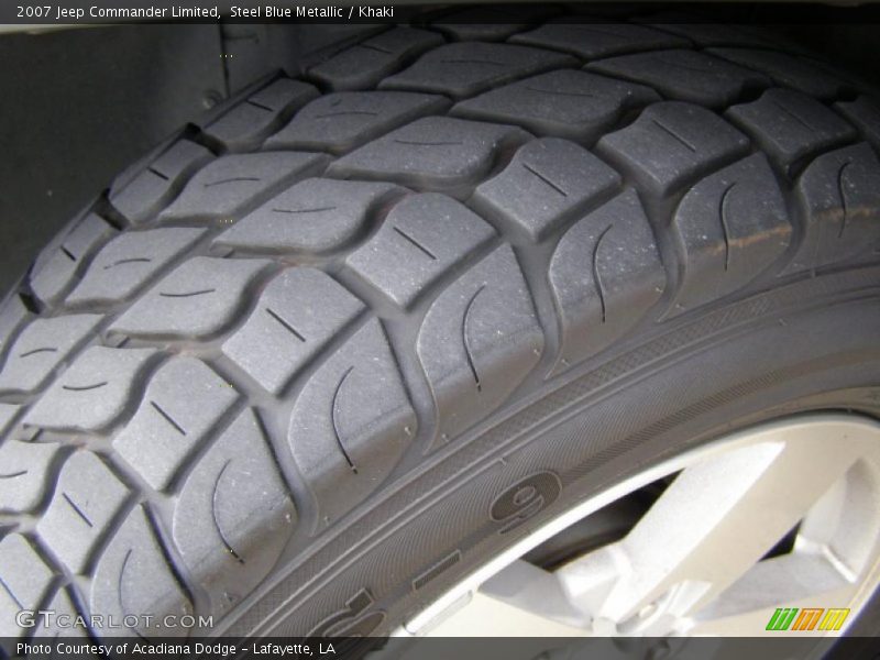 Steel Blue Metallic / Khaki 2007 Jeep Commander Limited