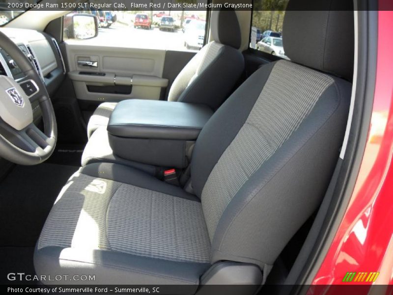 Flame Red / Dark Slate/Medium Graystone 2009 Dodge Ram 1500 SLT Regular Cab