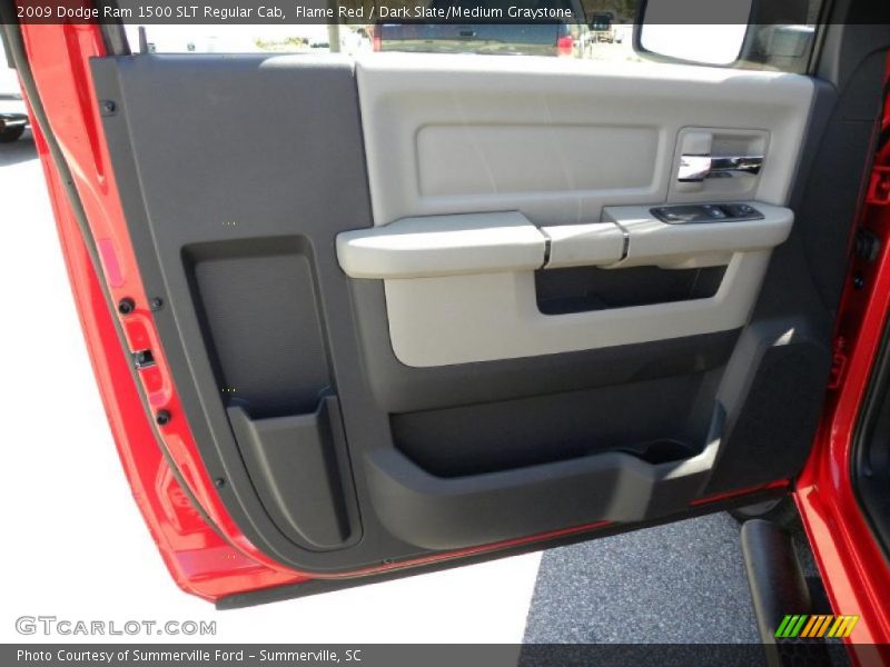 Flame Red / Dark Slate/Medium Graystone 2009 Dodge Ram 1500 SLT Regular Cab