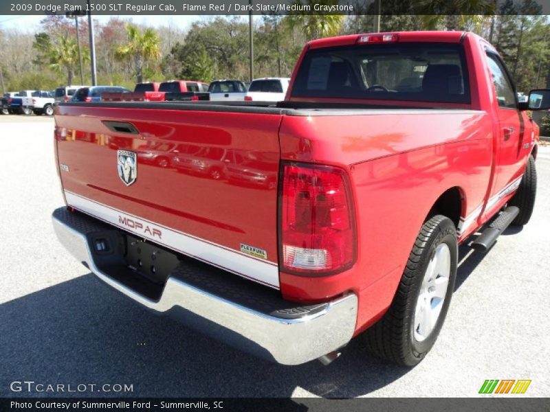 Flame Red / Dark Slate/Medium Graystone 2009 Dodge Ram 1500 SLT Regular Cab