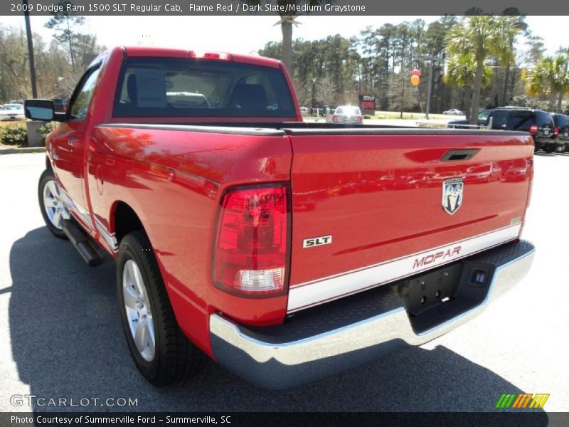 Flame Red / Dark Slate/Medium Graystone 2009 Dodge Ram 1500 SLT Regular Cab