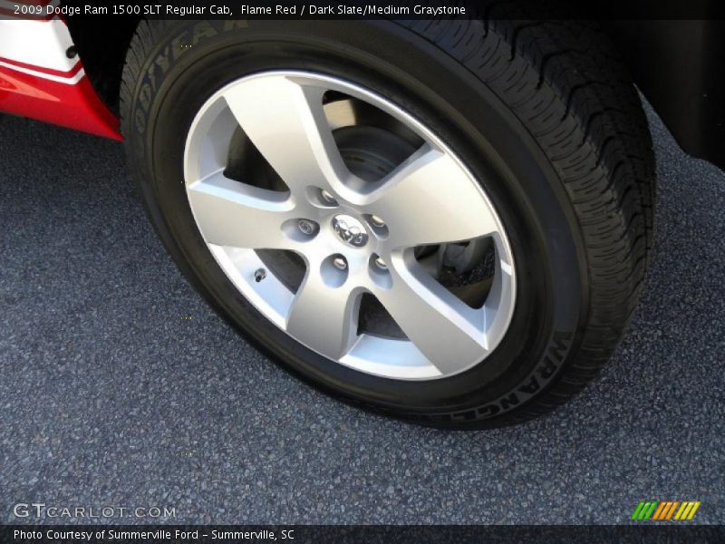 Flame Red / Dark Slate/Medium Graystone 2009 Dodge Ram 1500 SLT Regular Cab