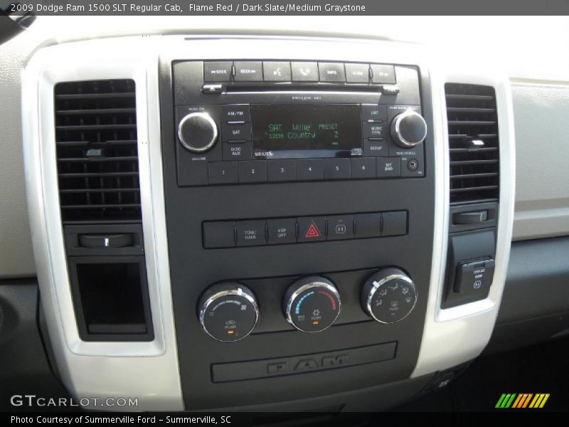 Flame Red / Dark Slate/Medium Graystone 2009 Dodge Ram 1500 SLT Regular Cab