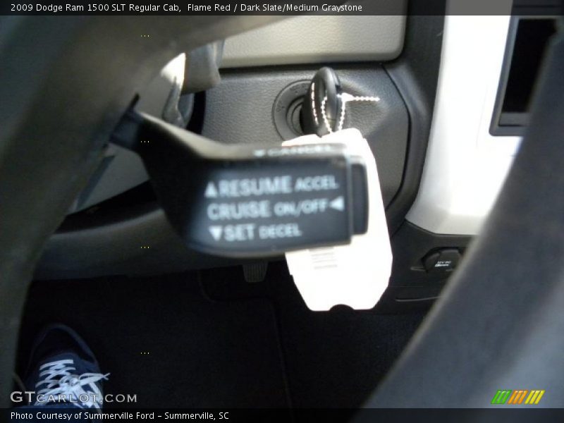 Flame Red / Dark Slate/Medium Graystone 2009 Dodge Ram 1500 SLT Regular Cab