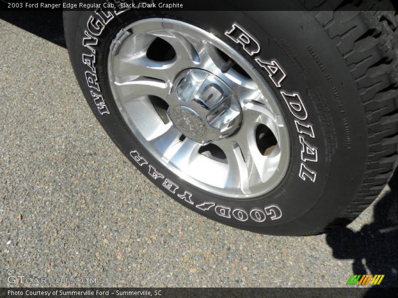 Black / Dark Graphite 2003 Ford Ranger Edge Regular Cab