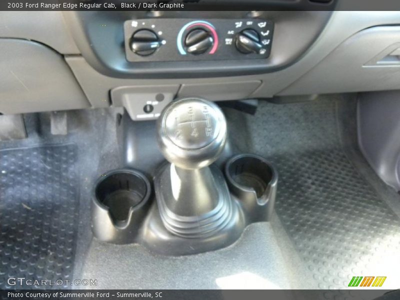 Black / Dark Graphite 2003 Ford Ranger Edge Regular Cab