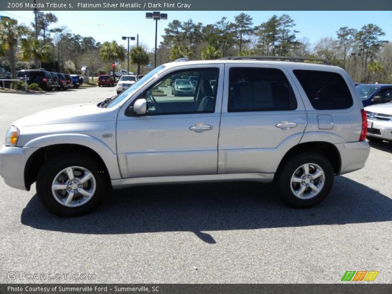 Platinum Silver Metallic / Dark Flint Gray 2006 Mazda Tribute s