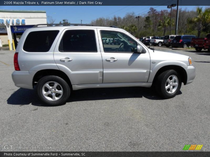 Platinum Silver Metallic / Dark Flint Gray 2006 Mazda Tribute s