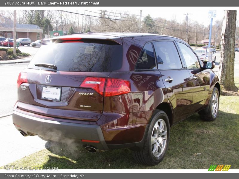 Dark Cherry Red Pearl / Parchment 2007 Acura MDX