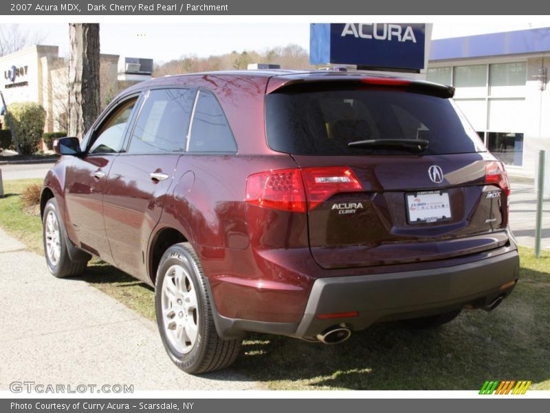 Dark Cherry Red Pearl / Parchment 2007 Acura MDX