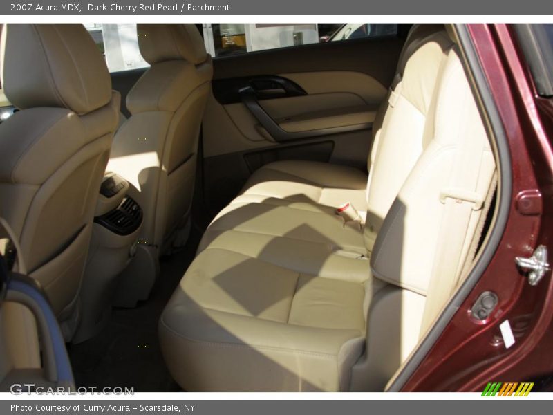 Dark Cherry Red Pearl / Parchment 2007 Acura MDX