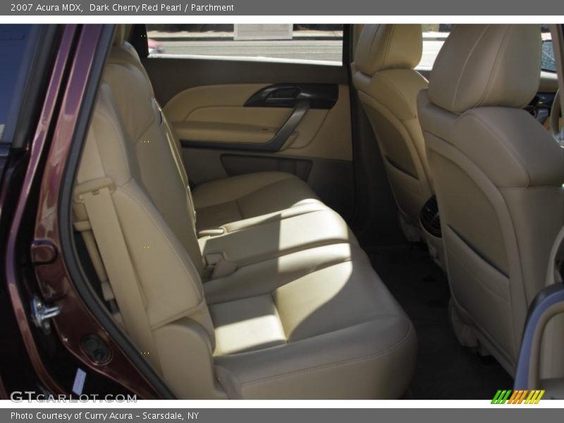 Dark Cherry Red Pearl / Parchment 2007 Acura MDX