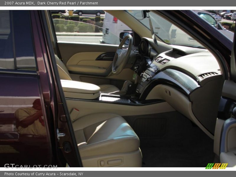 Dark Cherry Red Pearl / Parchment 2007 Acura MDX