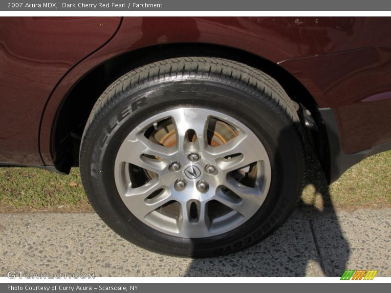 Dark Cherry Red Pearl / Parchment 2007 Acura MDX