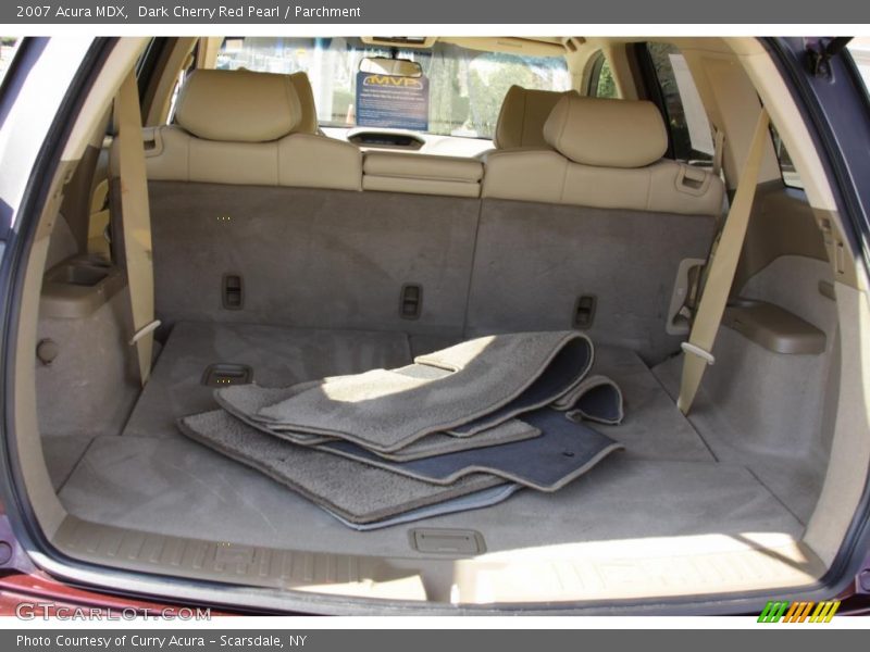 Dark Cherry Red Pearl / Parchment 2007 Acura MDX