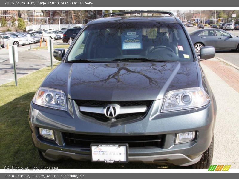 Sage Brush Green Pearl / Ebony 2006 Acura MDX