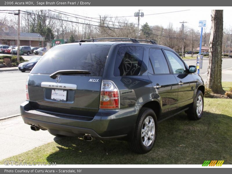 Sage Brush Green Pearl / Ebony 2006 Acura MDX