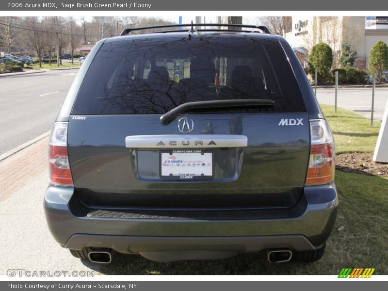 Sage Brush Green Pearl / Ebony 2006 Acura MDX