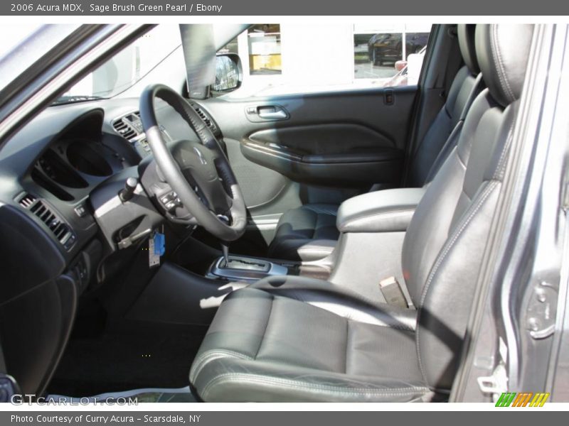 Sage Brush Green Pearl / Ebony 2006 Acura MDX