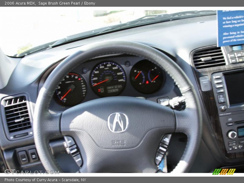 Sage Brush Green Pearl / Ebony 2006 Acura MDX