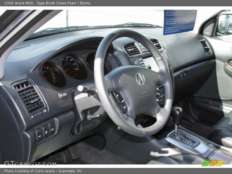 Sage Brush Green Pearl / Ebony 2006 Acura MDX
