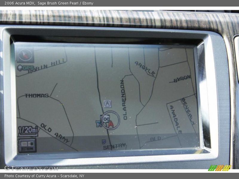 Sage Brush Green Pearl / Ebony 2006 Acura MDX
