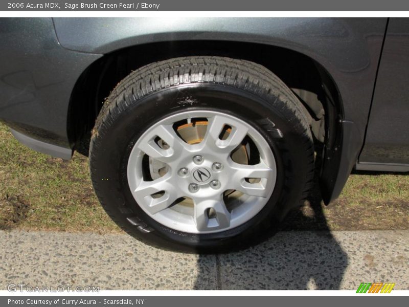 Sage Brush Green Pearl / Ebony 2006 Acura MDX