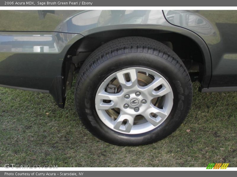 Sage Brush Green Pearl / Ebony 2006 Acura MDX