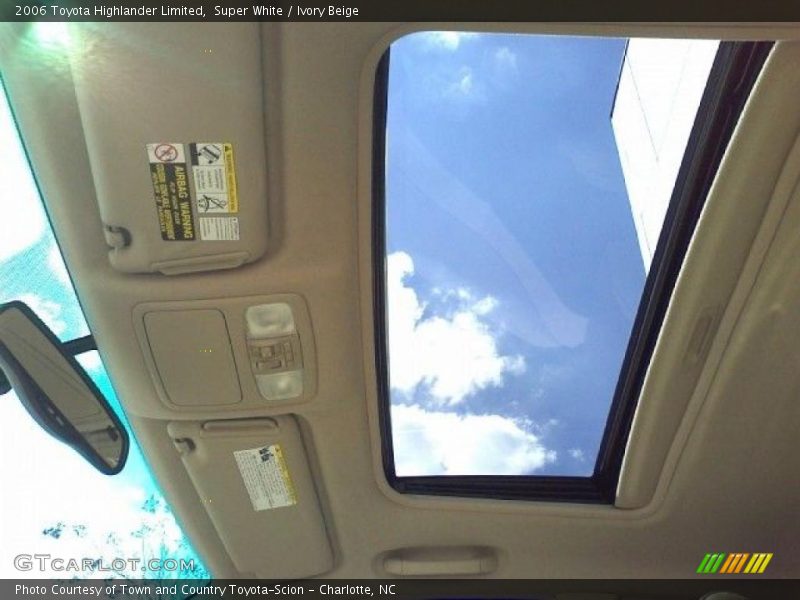 Super White / Ivory Beige 2006 Toyota Highlander Limited