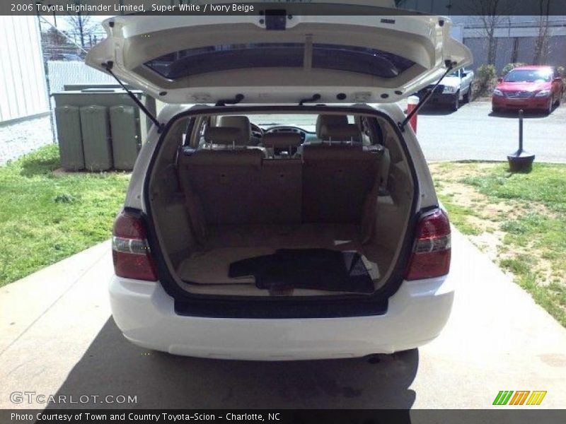 Super White / Ivory Beige 2006 Toyota Highlander Limited