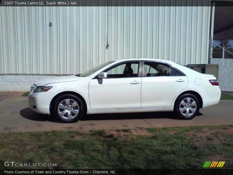 Super White / Ash 2007 Toyota Camry LE